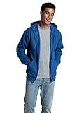 Fruit of the Loom Mens Eversoft Fleece Hoodies, Pullover & Full Zip, Moisture Wicking Breathable, Sizes S-4x Hooded Sweatshirt, Mellow Blue, 3X-Large US