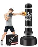 Freestanding Punching Bags for Adults 69" Freestanding Heavy Boxing Bag for Adult Men Standing Boxing Bag Inflatable Kickboxing Bag for Home Office Gym （with Gift Box）