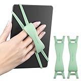 2 Pack Comfortable Hand Strap for Kindle and Tablets, Kindle Accessories for Reading in Bed, Secure and Lightweight Grip Holder for 4.7-8" Kindle Paperwhite/Kobo/Oasis/E-Book/Phone (Matcha)