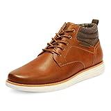 Bruno Marc Men's Mid Top Chukka Sneaker Lace Up Dress Boot Business Casual Shoes Tan Size 10.5 M US Grand-high