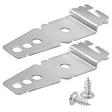 2 Pack 8269145 Dishwasher Mounting Bracket with Screws - Fit for Whirl-pool Ken-more Kitchen-Aid Dishwasher, Replace WP8269145 WP8269145VP Undercounter Dishwasher Bracket by Beaquicy