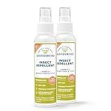 Wondercide - Mosquito, Tick, and Insect Repellent with Natural Essential Oils - DEET-Free Bug Spray and Killer - Safe for Family - Lemongrass 2-Pack of 4 oz Bottle