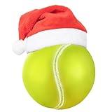 3.15” Christmas Tennis Ornament Glass Blown Christmas Ball Ornaments for 2024 Christmas Tree Decoration - Christmas Ball Ornaments Balls for Xmas Holiday Party Tree Decoration