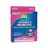Nature's Way Women's Probiotic Pearls, Supports Vaginal and Digestive Health*, 1 Billion Live Cultures, No Refrigeration Required, 30 Softgels (Packaging May Vary)