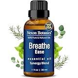 Breathe Essential Oil Blend 30 ml - Breath Easy Essential Oil Sinus Relief - Breathe Ease Essential Oils for Humidifier, Diffuser, Aromatherapy - Nexon Botanics