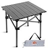 Opliy Folding Camping Table,Portable Table for 1-2 Persons -Collapsible Table Lightweight with Carry Bag for Camping, Hiking, Picnics, BBQs, Beach Trips & Tailgating(16.5 inch).
