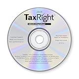 TaxRight 2024 Software (Formerly Known as TFP) for Tax Form Filling, Printing, and Filing, CD-ROM Designed for Windows Computers and Small Business Use, Compatible with 2024 Tax Forms