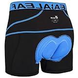 baleaf Men's 3D Padded Bike Shorts Cycling Underwear MTB Liner Road Biking Bicycle Clothes Blue L