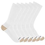 Carhartt Men's SC1136M Midweight Crew Sock 6-Pack - X-Large - White