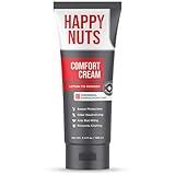 HAPPY NUTS Comfort Cream Deodorant For Men: Anti-Chafing Sweat Defense, Odor Control, Aluminum-Free Mens Deodorant & Hygiene Products for Men's Private Parts 3.4oz, Original