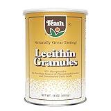 Fearn Natural Foods Soy Lecithin Granules – Fat Emulsifier with Essential Nutrients for Health, Improve Texture of Cakes, Breads & DIY Gummies, 16 Oz