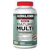 Kirkland Signature Adult 50+ Multi Vitamins & Minerals, 400 Tablets (2 Pack)