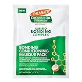 Palmer's Amino Bonding Complex Hair Mask, Intense Conditioning Masque Pack with Coconut Oil & Vitamin E, Heat Protectant, Anti Frizz, Adds Shine, Protects Hair Growth, All Hair Types, 2.1 oz packette