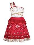 Benylion Girls Princess Costume Party Dress Up Kids Adventure Outfit Dressing Up Birthday Children's Cosplay Fancy Dress Size 4T Age 3-4 Years Disfraces De Christmas Gifts Para NiñasRed