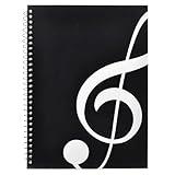 CoguZed 100 Pages Blank Sheet Music Notebook - 26x19cm Staff Paper for Musicians, Music Notebook for Composition and Notation