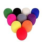 Yiasangly Microphone Cover, Thick Colorful Foam Mic Cover, Handheld Stage Microphone Windscreen, Reusable Foam Covers， Foam Micro Filter for Most Handheld Microphone for Karaoke DJ - 10 Pieces