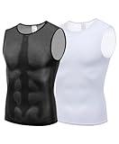 qualidyne Men's Cycling Base Layer Quick Dry Bike Undershirt Sleeveless Biking Jersey Bicycle Tops Sports Vest Breathable