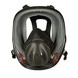 3M Safety 142-6800 Safety Reusable Full Face Mask Respirator, Grey, Medium