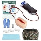 Skillssist Laceration Wound Packing Task Training Kit to Bleed Control for Medical Education, First Aid Emergency Practice, Military Trauma Trainer