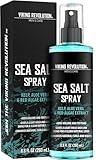 Viking Revolution Sea Salt Spray for Hair Men - Hair Texturizing Spray with Kelp, Aloe Vera and Red Algae Extract - Surf Spray to Add Volume and Texture Sea Salt Spray for Men Beach Hair Spray - 8.8oz