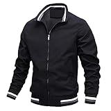 NP Athletic Casual Jacket Top Men's Spring Autumn Sports Straight Color Jacket