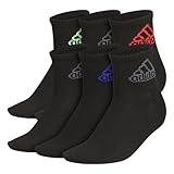 Superlite Classic Quarter Socks (6-Pairs) for Kids, Boys, Girls - lightweight, breathable athletic fit