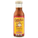 Cholula Topping & Cooking Sauce, Original Taco, Medium Heat, For Tacos, Quesadillas, Carnitas, Eggs, Dips and More, 12 fl oz