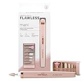 Finishing Touch Flawless Salon Nails Kit, Electronic Nail File and Full Manicure and Pedicure Tool