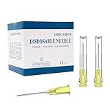 20 Gauge 1 inch Needle (100 Pack) Luer Lock Industrial Dispensing Accessories, Individual Package