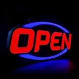 GreenCube 32" X 16" Open Sign - Ultra Bright Extra Jumbo LED Neon Large Open Sign - Remote Controlled - Get Your Business Seen Day or Night