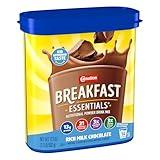 Carnation Breakfast Essentials Powder Drink Mix, Rich Milk Chocolate, 17.7 Ounce Jar (Pack of 6)