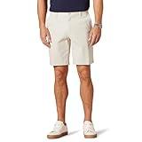 Amazon Essentials Men's Slim-Fit 9" Stretch Chino Short, Stone, 38