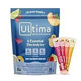 Ultima Replenisher Daily Electrolyte Drink Mix – Mocktini Variety, 16 Stickpacks – Hydration Packets with 6 Key Electrolytes & Trace Minerals – Keto Friendly, Non- GMO & Sugar-Free Electrolyte Powder