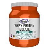 NOW Foods Sports Nutrition, Whey Protein Isolate, 25 g With BCAAs, Unflavored Powder, 1.2-Pound