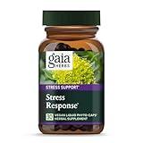 Gaia Herbs Stress Response Supplements - Supports Relaxation - with Rhodiola, Holy Basil, Ashwagandha & More - 30 Vegan Liquid Phyto-Capsules (15 Servings)
