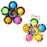 Gigilli Fidget Spinners Pop for Kids 2 Pack, Sensory Fidget Toys for Kids 8-12 4-8, Goodie Bags Stuffers, ADHD Autism Fidget Toys for Toddler 1-3 3-5 Boys Girls, Classroom Prizes Birthday Gifts