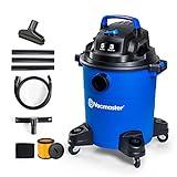 Vacmaster 3 Peak HP 5 Gallon Vacuum Powerful Suction Wet Dry Vacuum Cleaner with Blower Function 1-1/4 inch Hose 10ft Power Cord