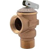 Cash Acme 3/4 Inch RV FWL-2 Pressure Relief Valve, Bronze, 150 PSI, 14737-0150