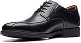Clarks Men's Whiddon Pace Oxford, Black Leather, 8.5 Wide