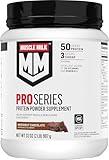 Muscle Milk Pro Series Protein Powder Supplement,Knockout Chocolate,2 Pound,11 Servings,50g Protein,3g Sugar,20 Vitamins & Minerals,NSF Certified for Sport,Workout Recovery,Packaging May Vary