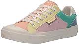 Rocket Dog Women's Cheery Sneaker, Color Block Rainbow, 8