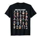 Coping Skills Alphabet Mental Health Awareness Counselor T-Shirt