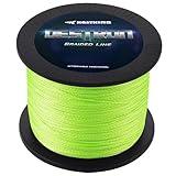 KastKing Destron Braided Fishing Line, Grass Green, 15LB, 150Yds