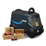 Amazon Delivery Van Ride On Toy for Kids, Blue Toddler Ride on Toy for Ages 2+, Amazon Exclusive