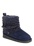 MUK LUKS Women's Laurel Fashion Boot, Navy, 9