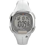 Timex Women's Ironman Triathlon Transit 33mm Resin Strap Watch – Gold-Tone Top-Ring & Black Resin Strap