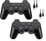 Prodico PS3 Wireless Controller, Double Shock Rechargeable Analog PS3 Controller, 2 Pack