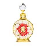 Swiss Arabian Layali Rouge - Luxury Arabian Perfume Oil from Dubai - Long Lasting Arabian Perfume for Women - Exotic, Fruity, Floral, Alcohol Free EDP - 0.5 oz