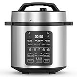 Sweetcrispy 6 QT Electric Pressure Canner 12-in-1 Multi Cooker Electric Canners for Pressure Canning Rice Cooker Digital Pressure Canner Stainless Steel