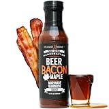 Elijah's Xtreme Beer Bacon Maple Marinade & BBQ Sauce - Flavorful Small Batch Spicy BBQ Sauce Great for Grilling & Dipping Sauce